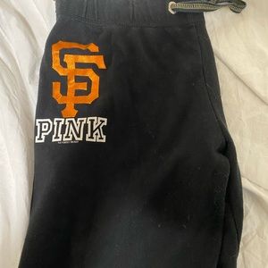 Pink Giants drawstring sweatpants size XS, M lot